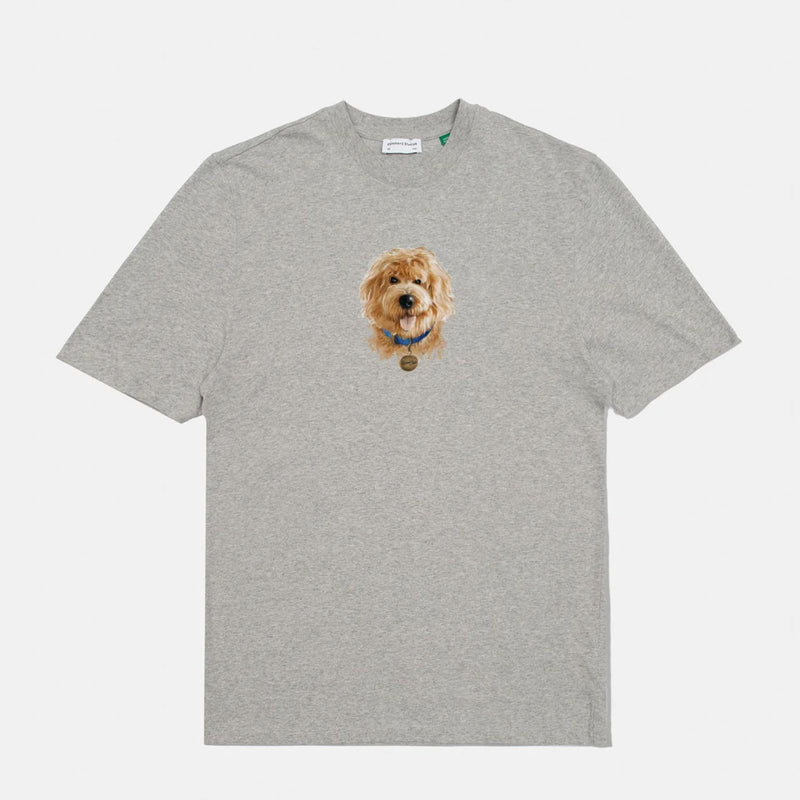 Best Friend Tee plain light grey mel