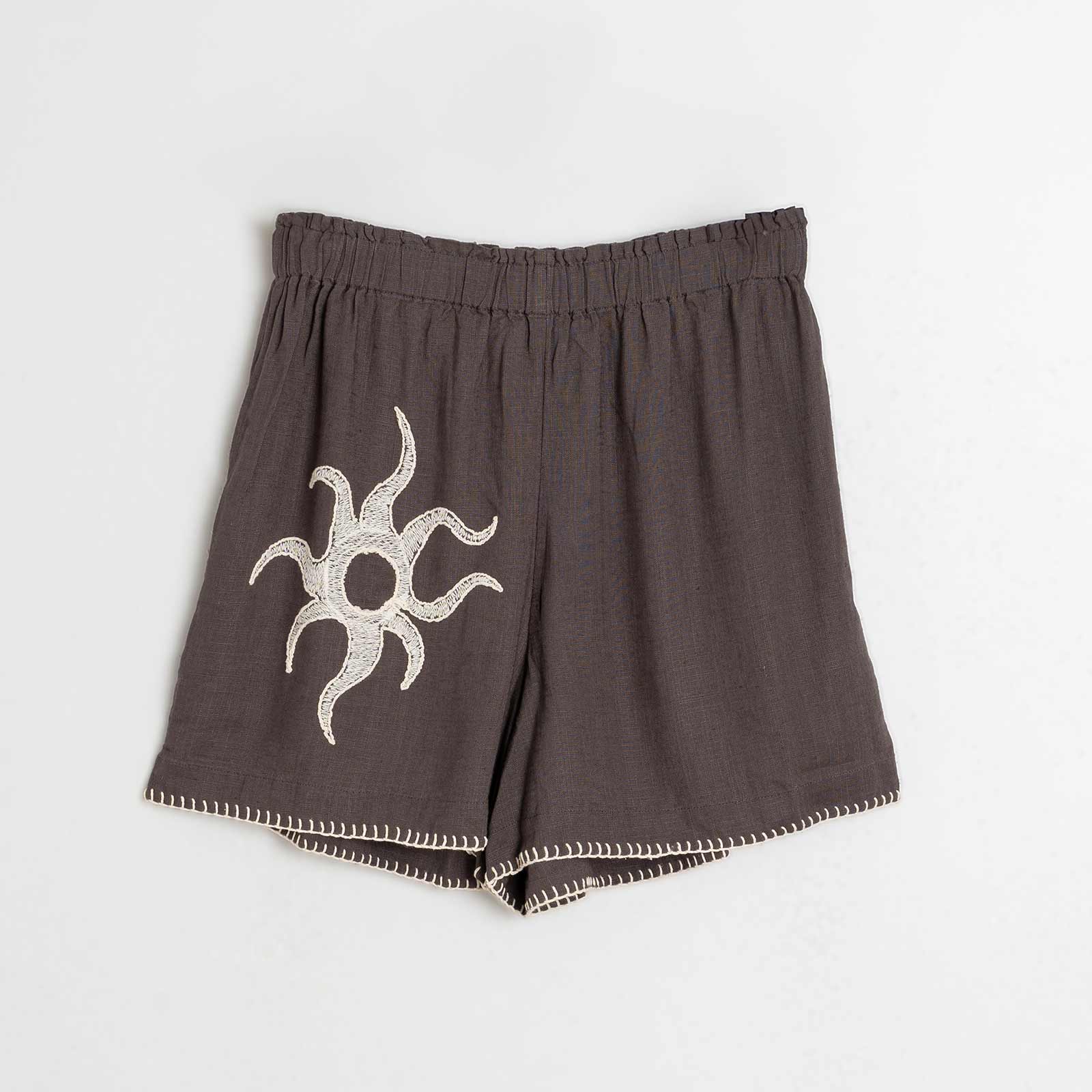Embroidered Bermuda Shorts carbón INDI&COLD