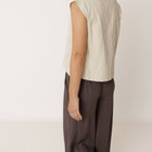 Embroidered Wide Leg Pants carbón INDI&COLD