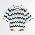Short Sleeve Jumper azul britanico INDI&COLD
