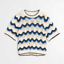 Short Sleeve Jumper azul britanico INDI&COLD