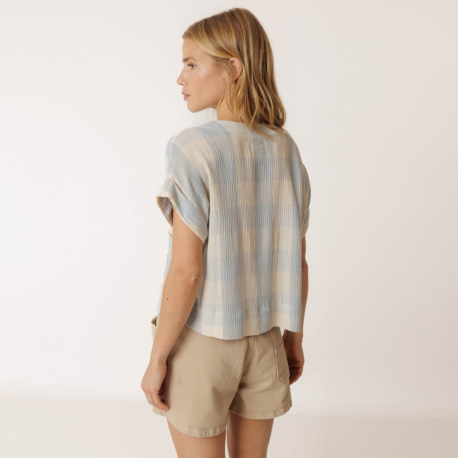 Short Sleeve Viscose Blouse jazmin INDI&COLD