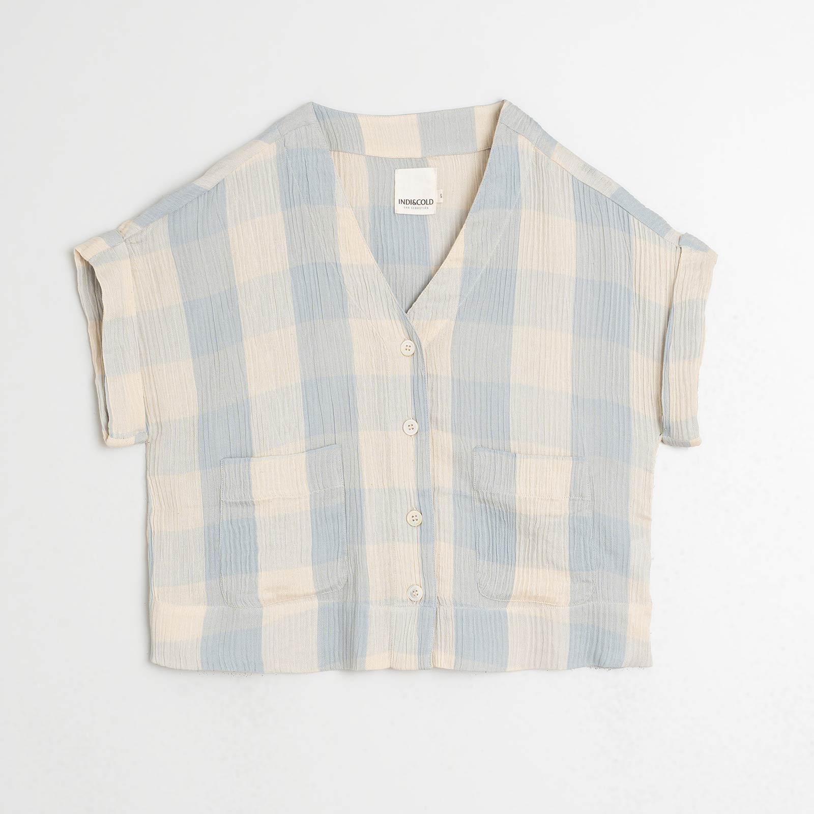 Short Sleeve Viscose Blouse jazmin INDI&COLD