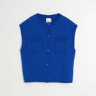 Knit Vest azul britanico INDI&COLD