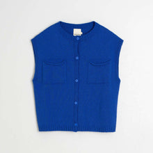 Knit Vest azul britanico INDI&COLD
