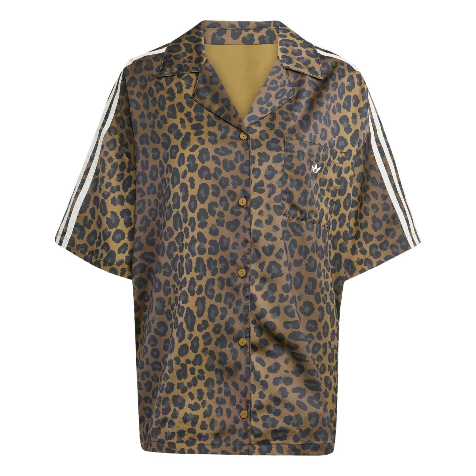 Satin Shirt multicolor/bronze strata Adidas