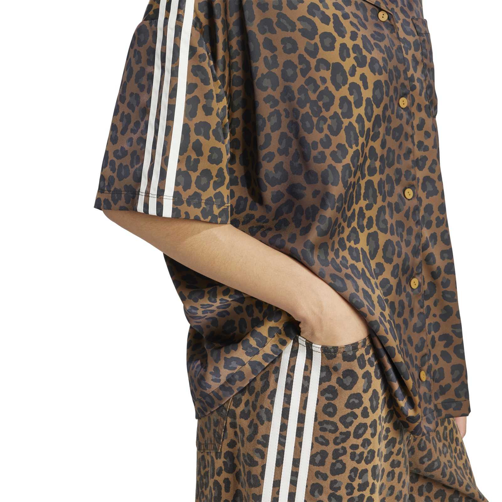 Satin Shirt multicolor/bronze strata Adidas