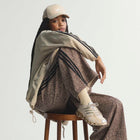 Firebird Oversized Denim Pant earth strata/stone khaki Adidas