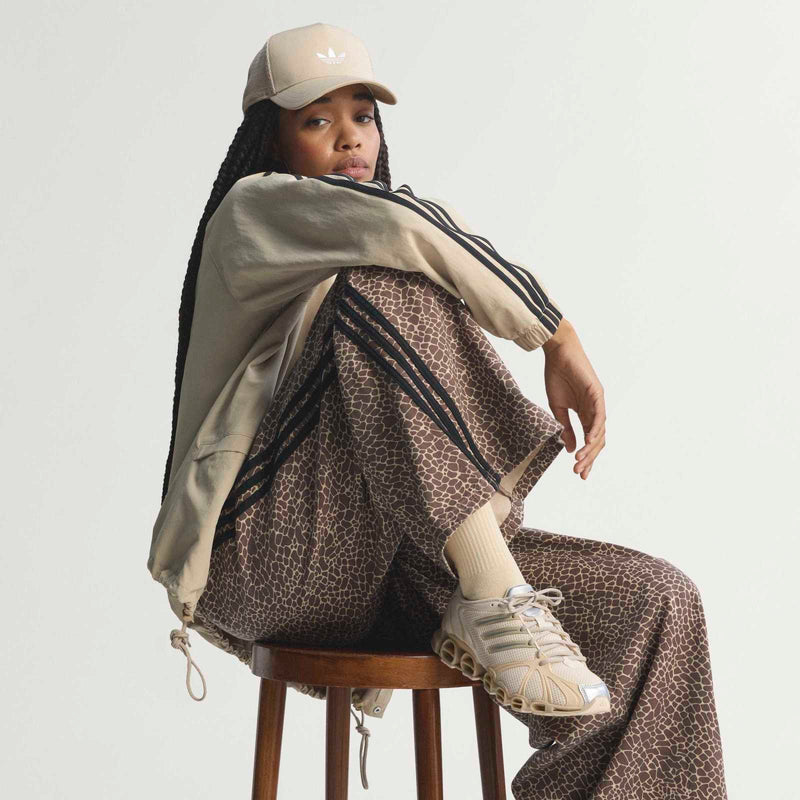 Firebird Oversized Denim Pant earth strata/stone khaki Adidas