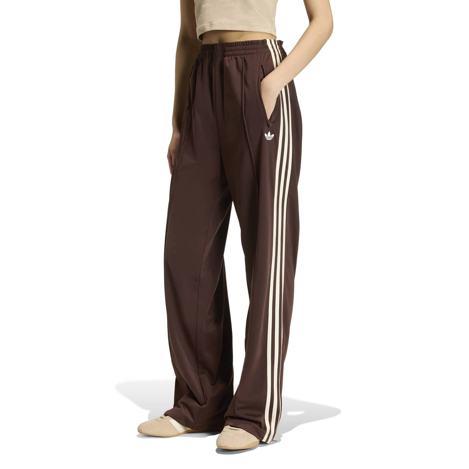FB Loose Trackpant auburn/creme white Adidas