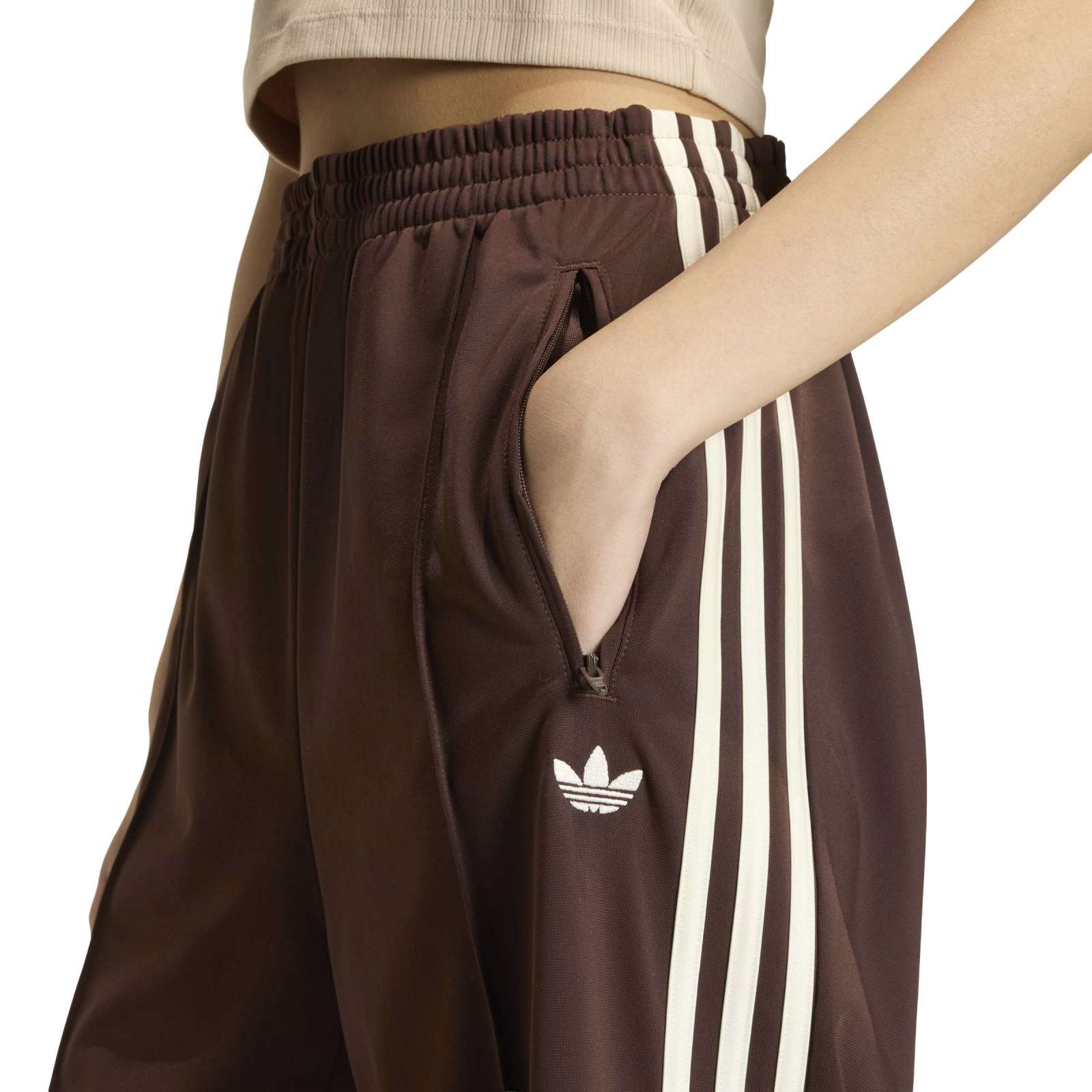 FB Loose Trackpant auburn/creme white Adidas