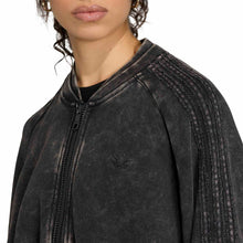 SST Double Layered Cropped Track Top black