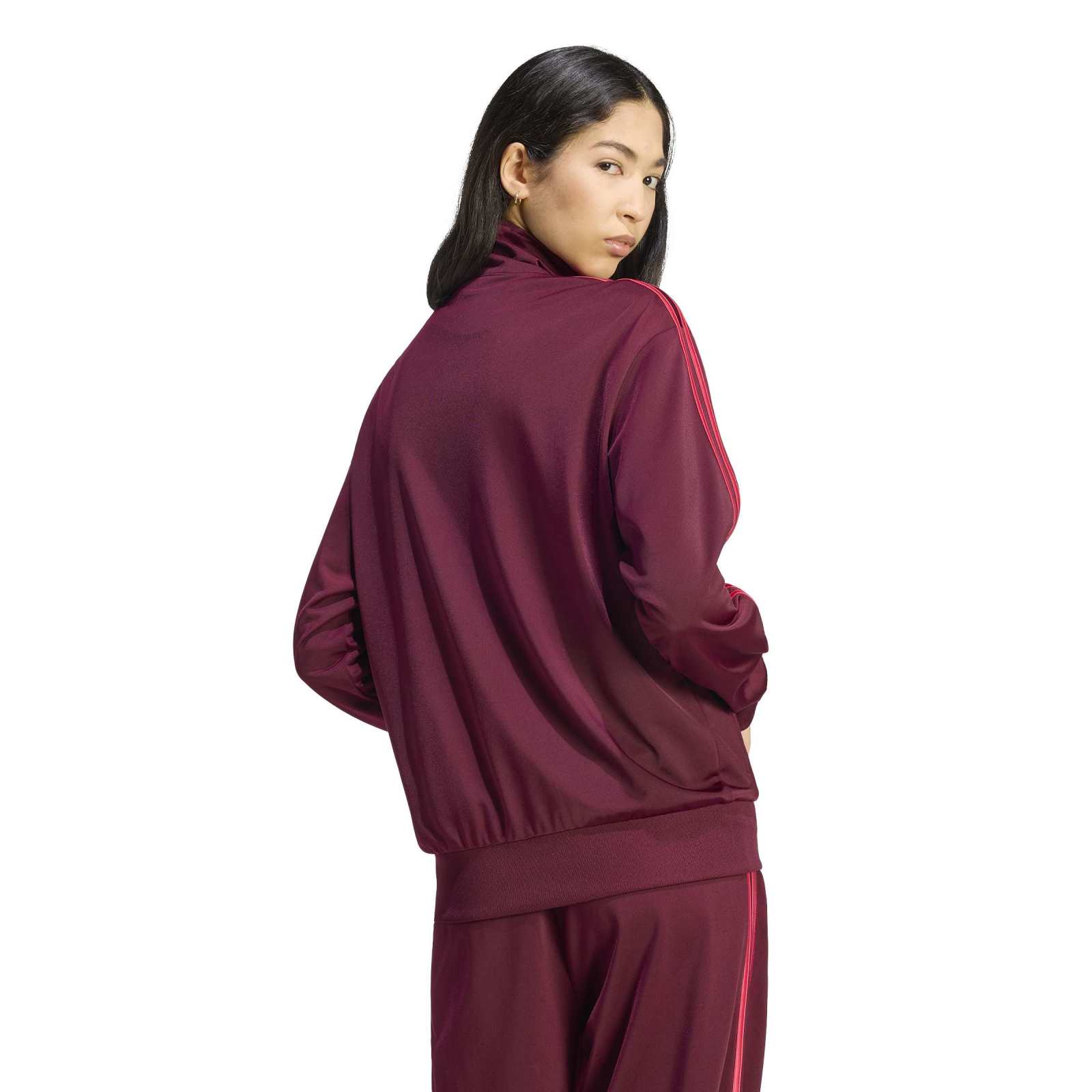 Firebird Loose Tracktop maroon/power pink