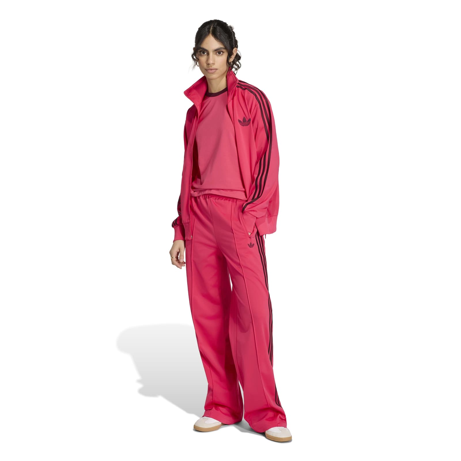 FB Loose Trackpant power pink/maroon