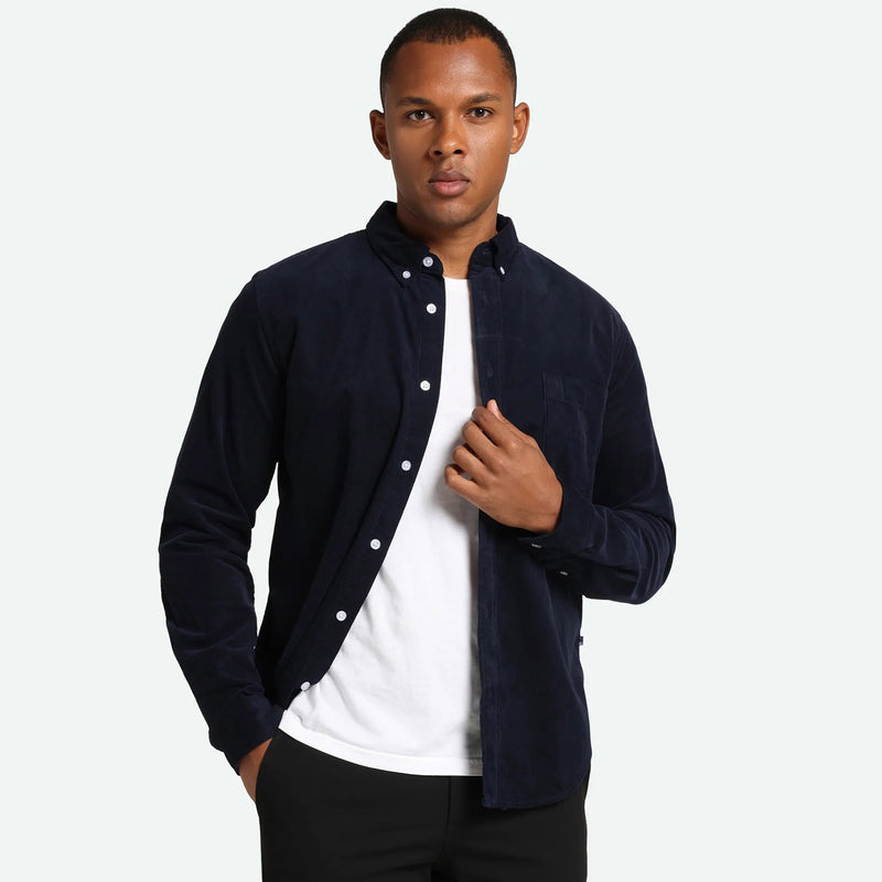 Colt Cord Shirt 3758 navy blazer