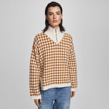 MSCHAmaria Zip Pullover egret/c spice MSCH Copenhagen