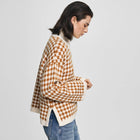 MSCHAmaria Zip Pullover egret/c spice MSCH Copenhagen
