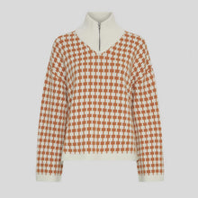 MSCHAmaria Zip Pullover egret/c spice MSCH Copenhagen