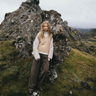MSCHAmaria Zip Pullover egret/c spice MSCH Copenhagen