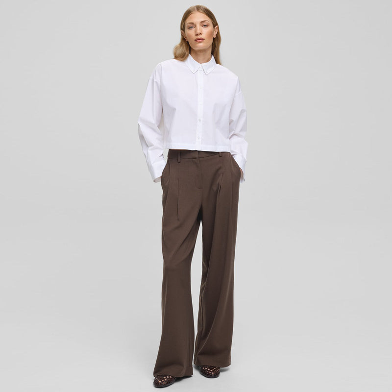 MSCHHenrika HW Pants slate black MSCH Copenhagen