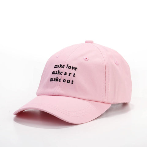 Beaumont Cap Make Love Art Out english pink