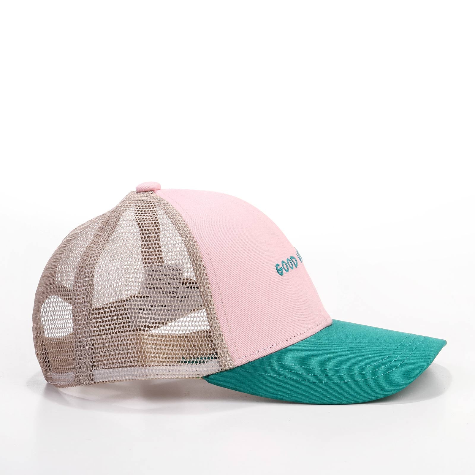 Cassini Cap Good Vibes pink/green/beige