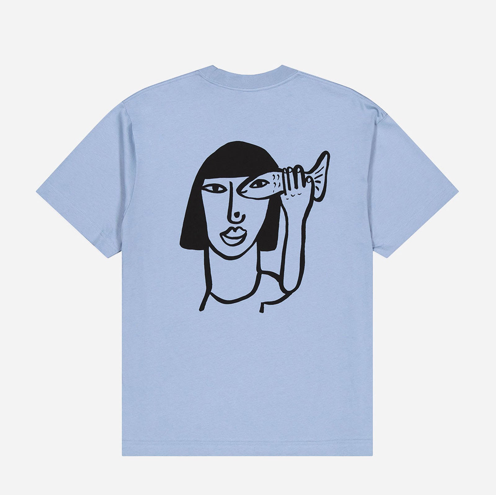 Fish Eye T-Shirt blue azur