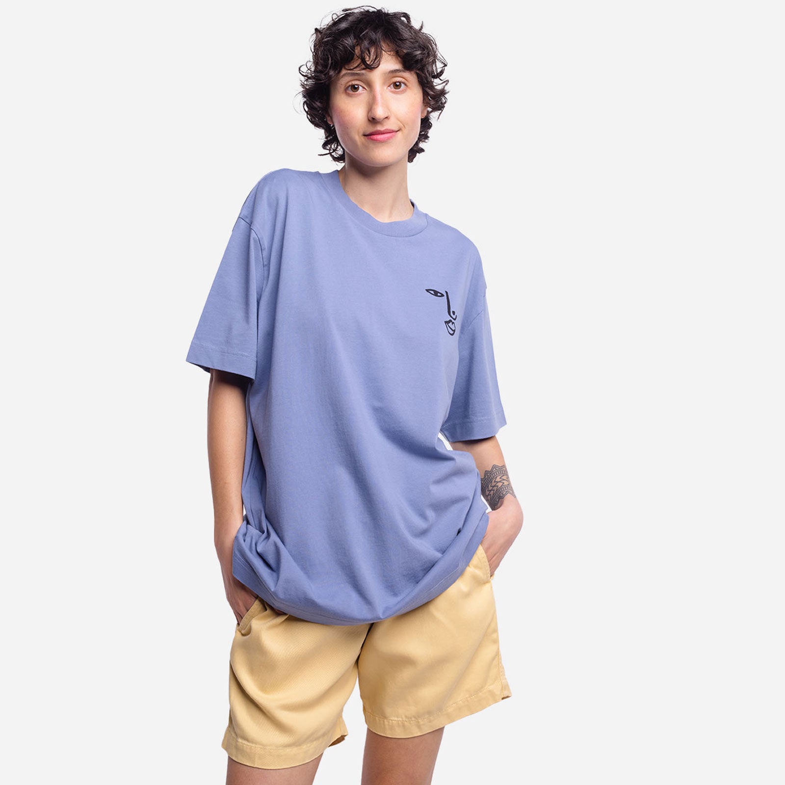 Fish Eye T-Shirt blue azur