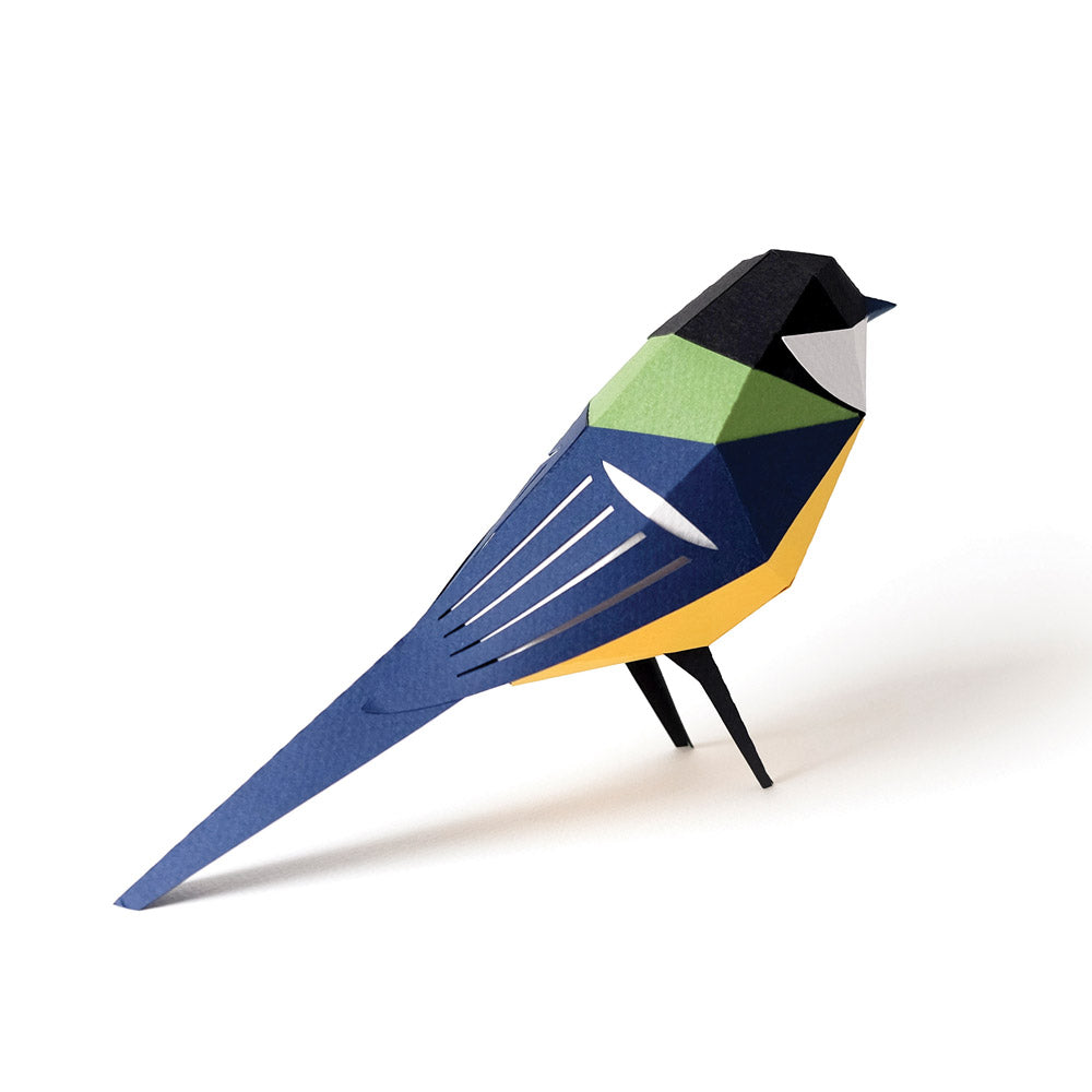 Parus Major Paper Figure Kit Plego Paper