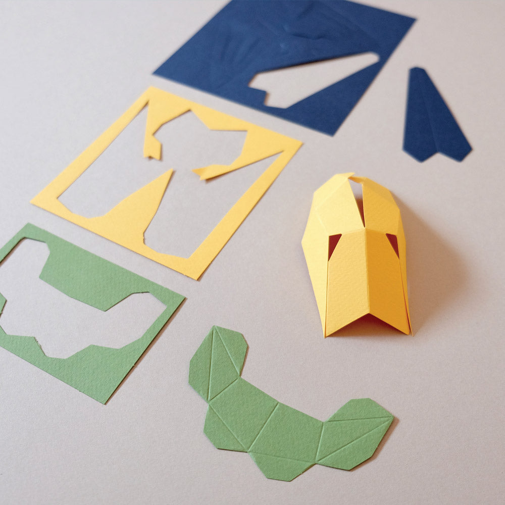 Parus Major Paper Figure Kit Plego Paper