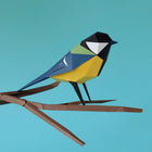 Parus Major Paper Figure Kit Plego Paper