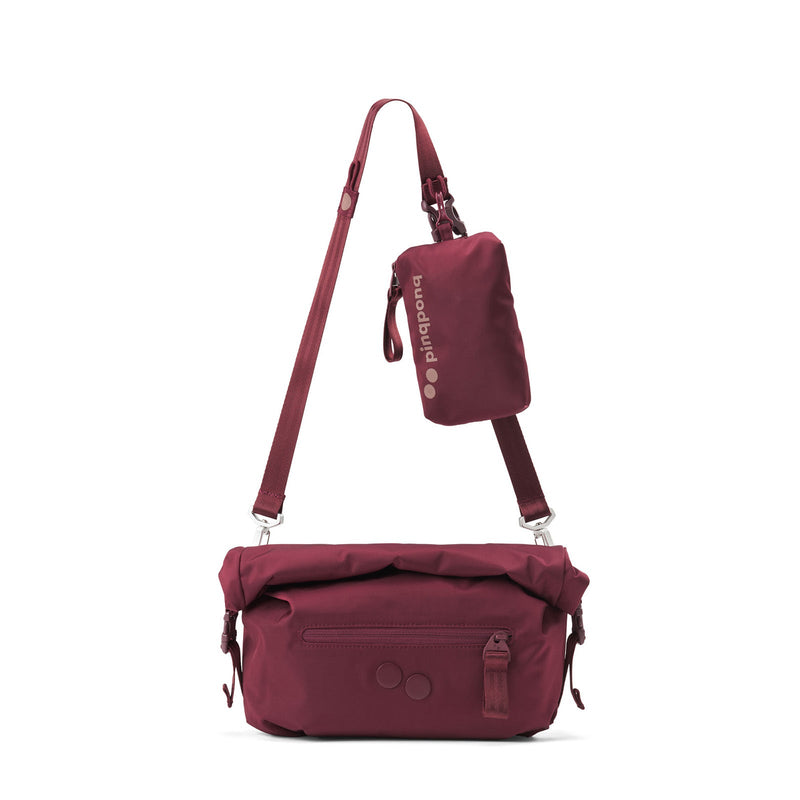 Aksel Changeant Crossbody Bag glazed red pinqponq
