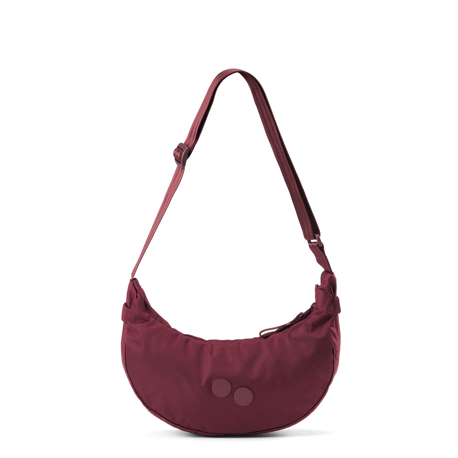 Krumm Small Changeant Crossbody Bag glazed red pinqponq