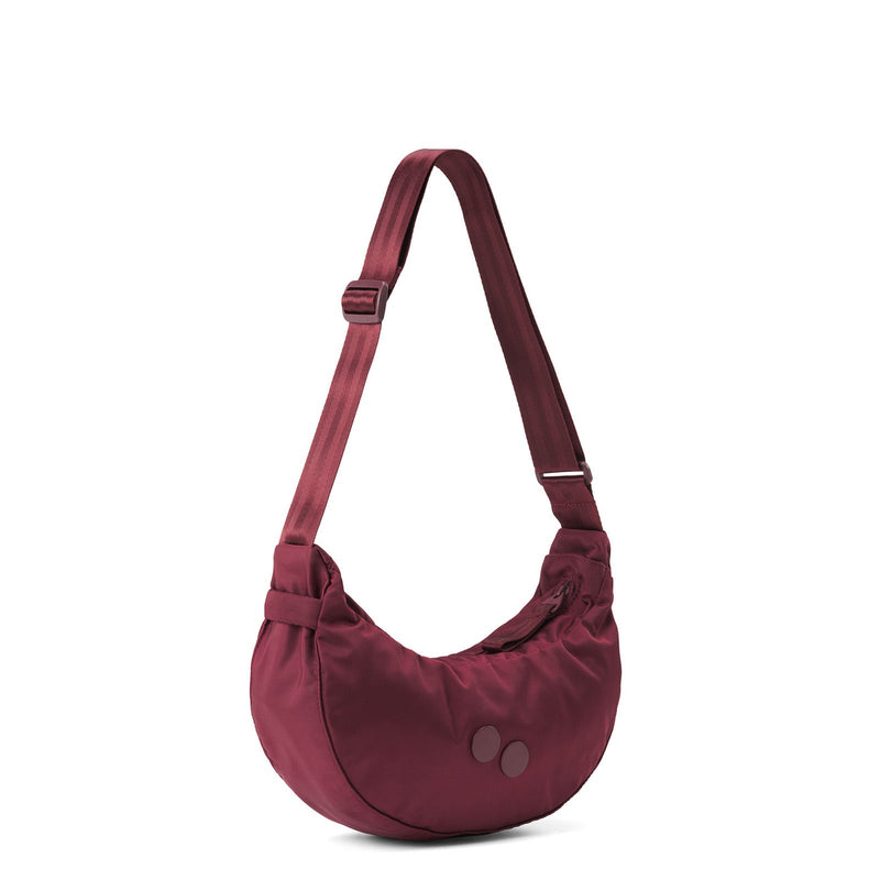 Krumm Small Changeant Crossbody Bag glazed red pinqponq