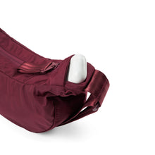 Krumm Small Changeant Crossbody Bag glazed red pinqponq