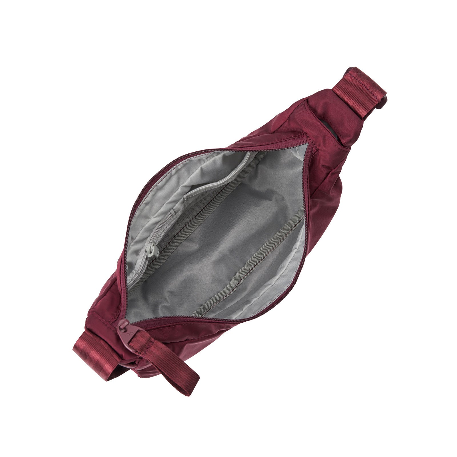 Krumm Small Changeant Crossbody Bag glazed red pinqponq