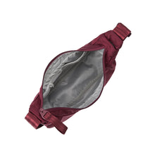 Krumm Small Changeant Crossbody Bag glazed red pinqponq