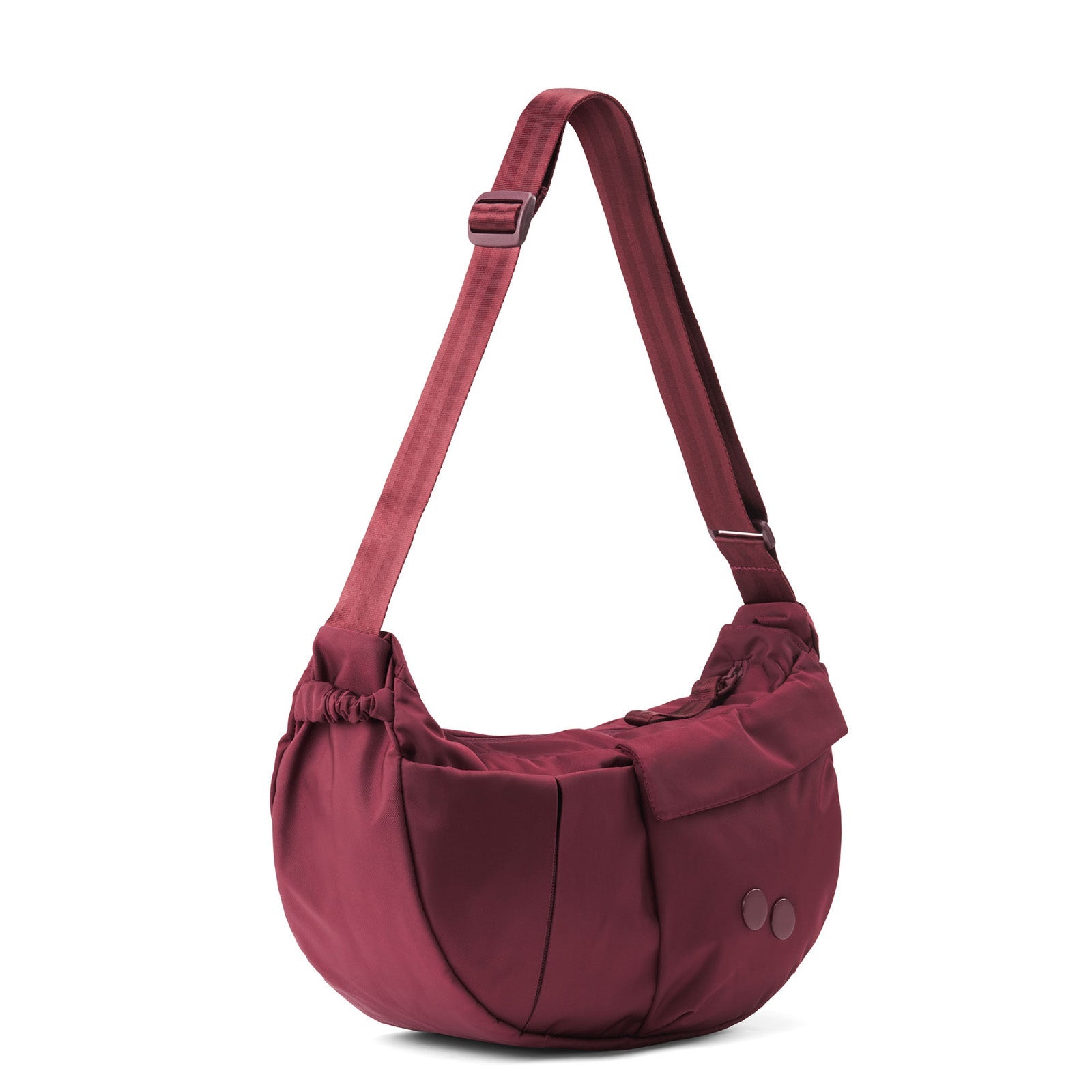 Krumm Medium Changeant Crossbody Bag glazed red pinqponq