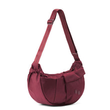 Krumm Medium Changeant Crossbody Bag glazed red pinqponq