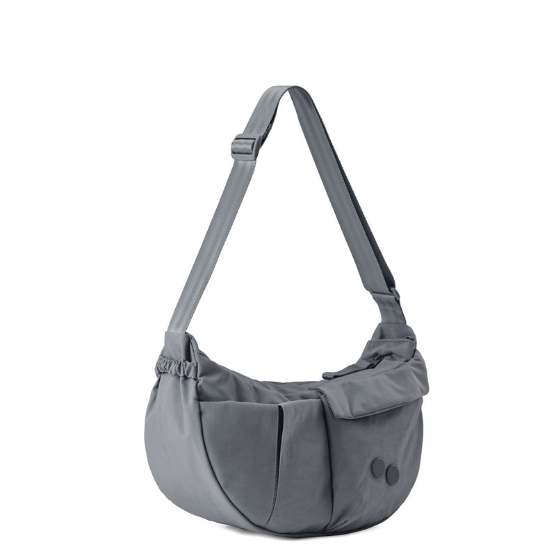Krumm Medium Crossbody Bag crinkle grey pinqponq