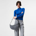 Krumm Medium Crossbody Bag crinkle grey pinqponq
