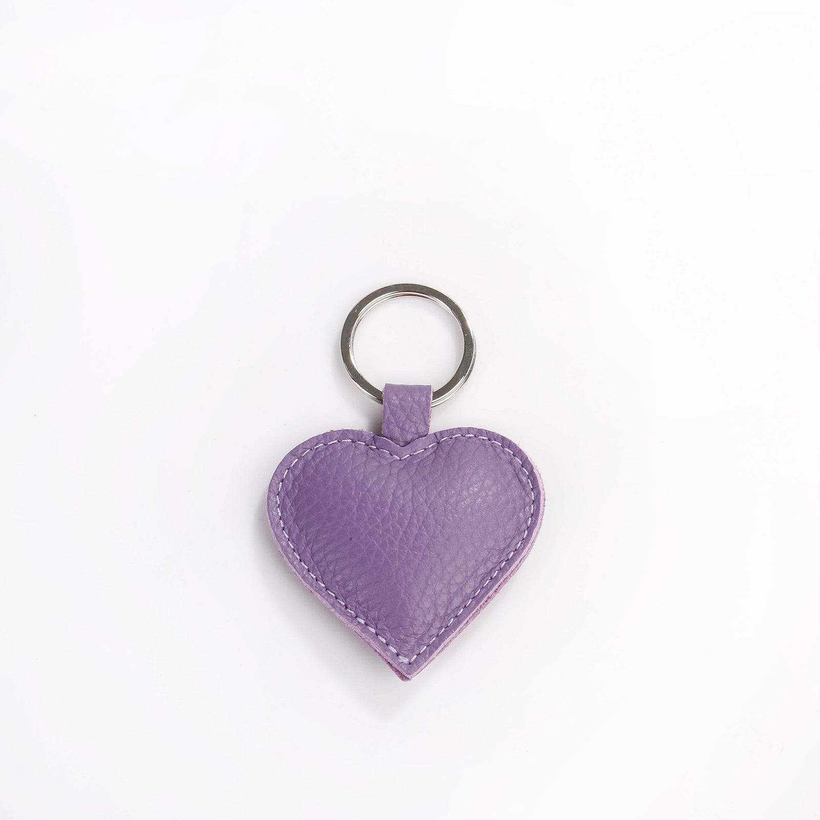 Heart Keyring dull lavender