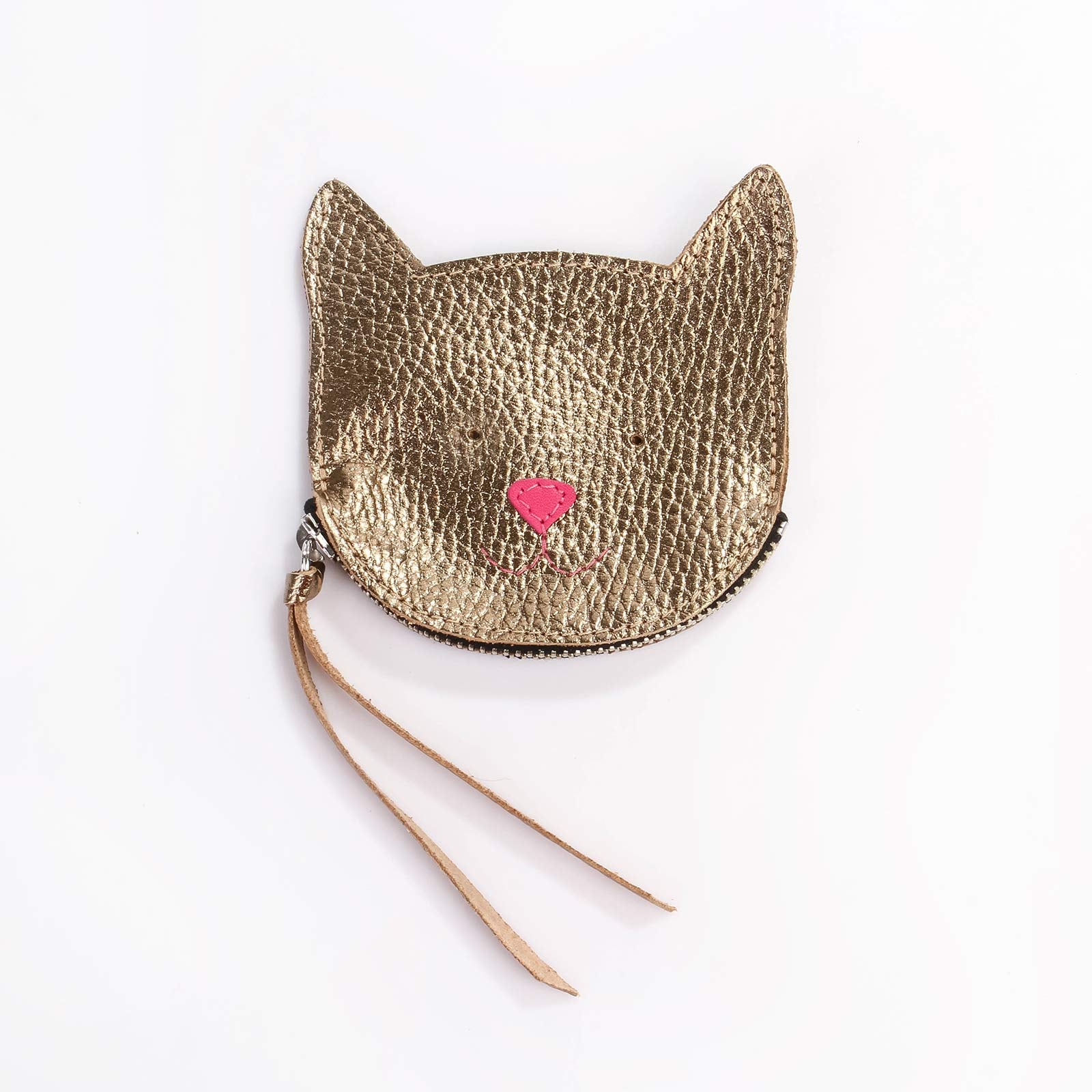 Papoutsini Wallet Katze metallic gold