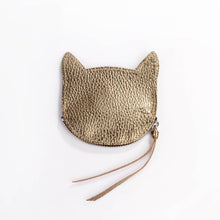 Papoutsini Wallet Katze metallic gold