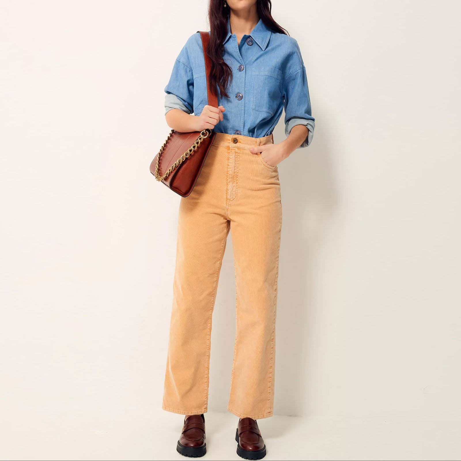 Velvet Cruise Cord Trouser solar alba