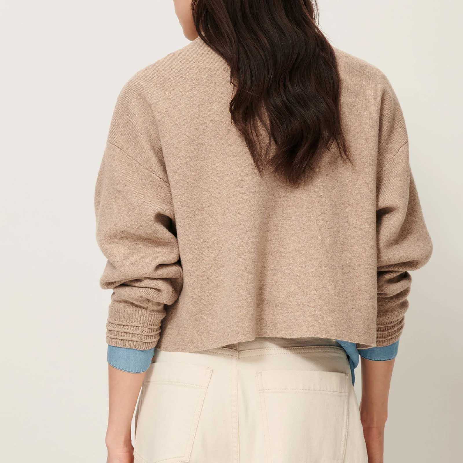 Vizzanova High Neck Jumper fossil Sessùn