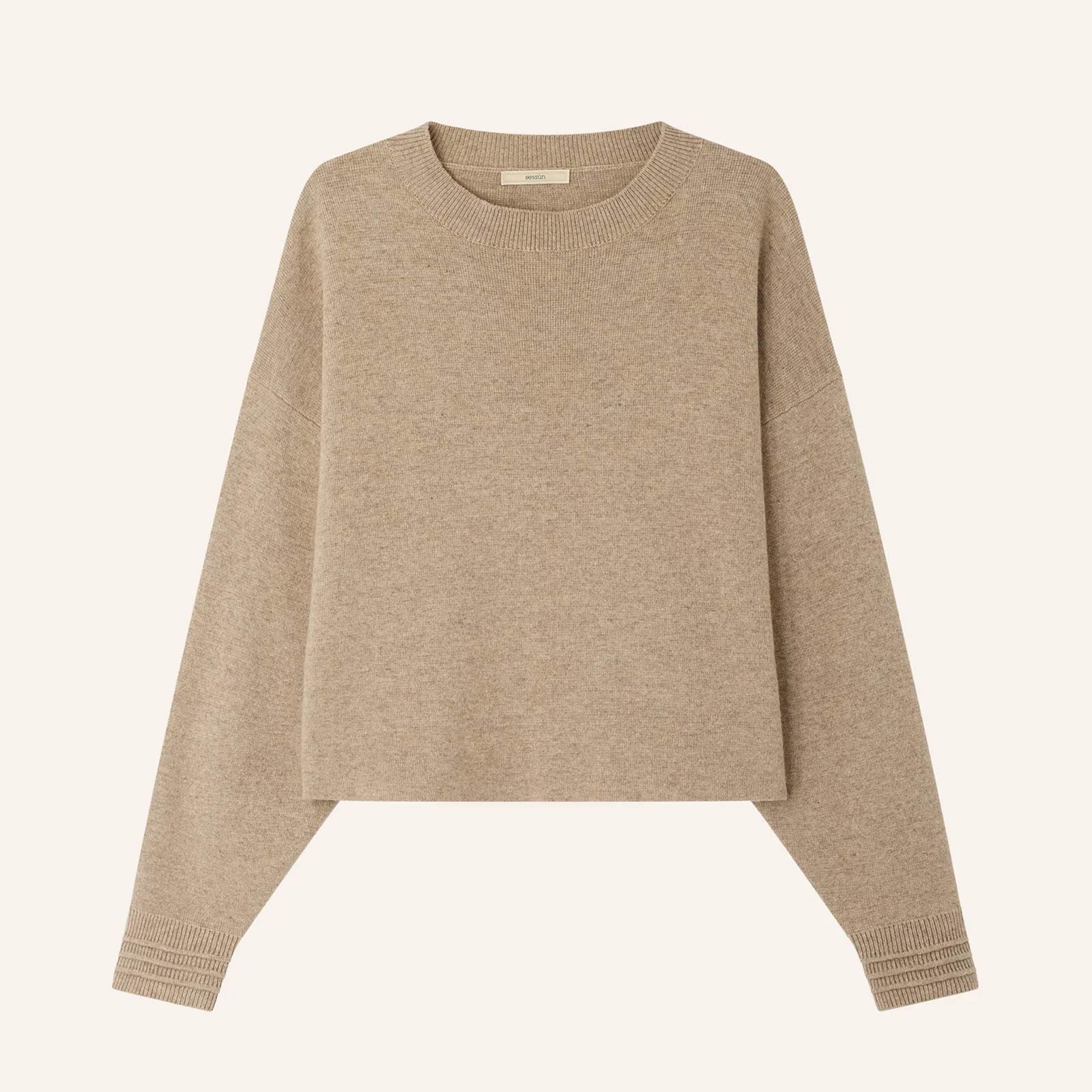 Vizzanova High Neck Jumper fossil Sessùn