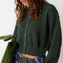 Belene Cardigan bottle green SKFK