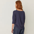 Zur-3 Tee navy violet