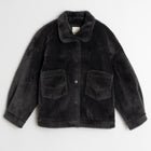 Faux Fur Jacket antracita INDI&COLD